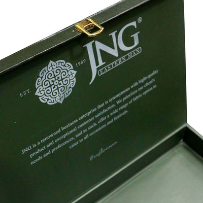 <b>Olive Green Grains Gift Box</b> - JNG Mens Fabric