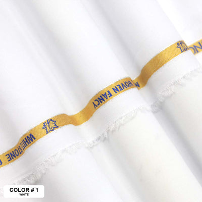 <b>White Stone</b> <br> <h5>(Plain Wash & Wear)</h5> - JNG Mens Fabric