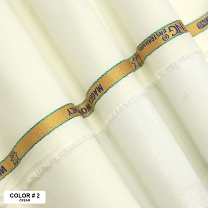 <b>White Stone</b> <br> <h5>(Plain Wash & Wear)</h5> - JNG Mens Fabric