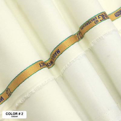 <b>White Stone</b> <br> <h5>(Plain Wash & Wear)</h5> - JNG Mens Fabric