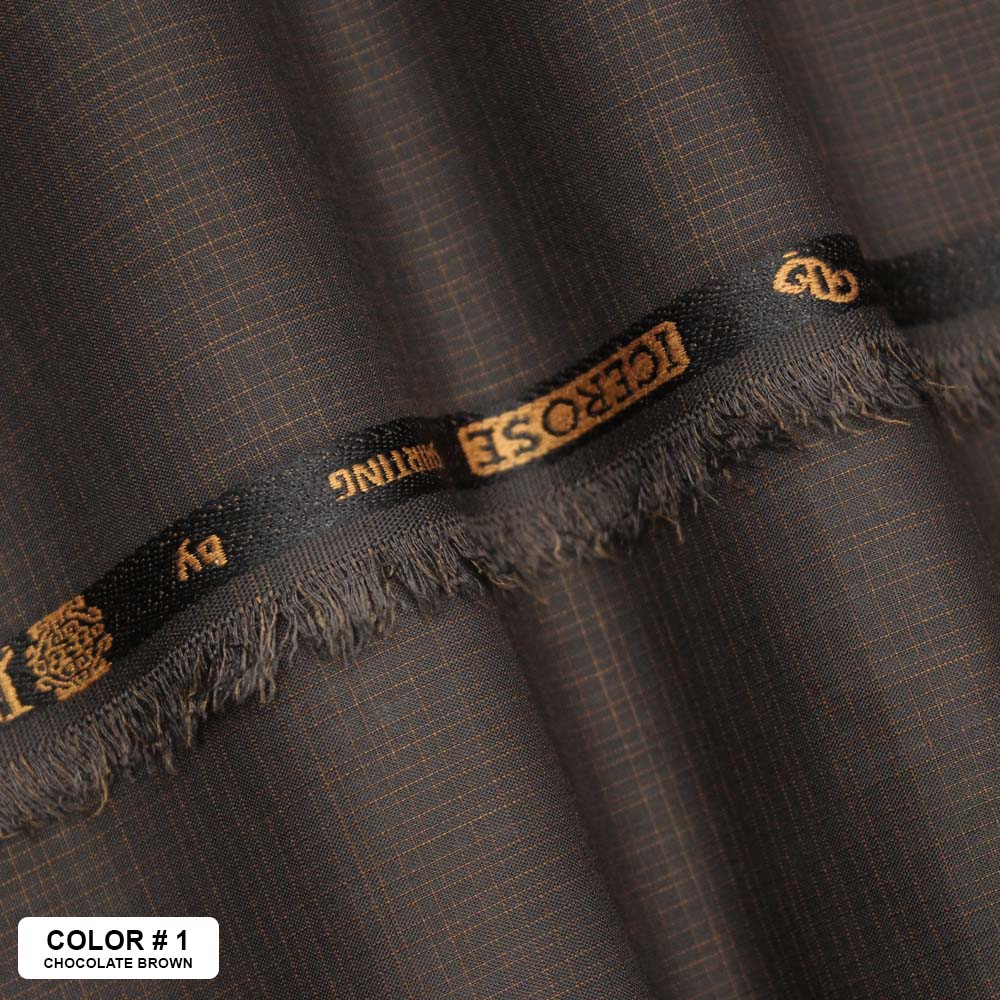 <b>Ice Rose</b> <br> <h5>(Designer Wash & Wear )</h5> - JNG Mens Fabric