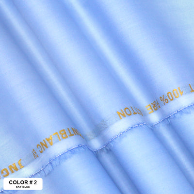 <b>Mont Blanc</b> <br> <h5>(Plain Cotton)</h5> - JNG Mens Fabric