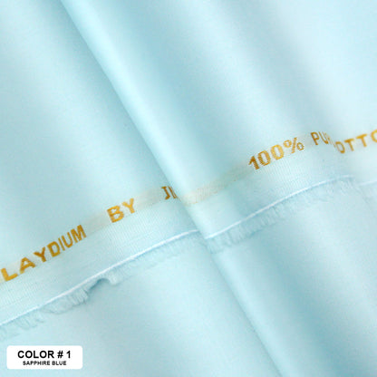 <b>Playdium</b> <br> <h5>(Plain Cotton)</h5> - JNG Mens Fabric