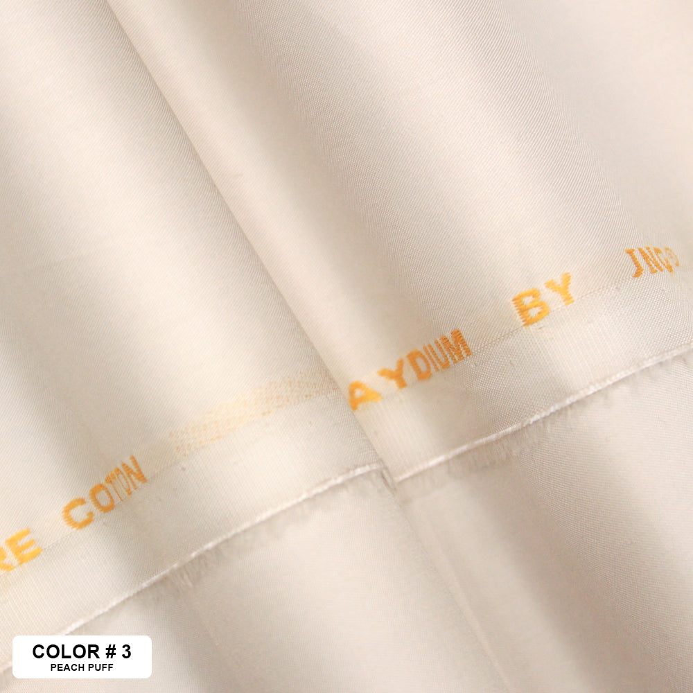 <b>Playdium</b> <br> <h5>(Plain Cotton)</h5> - JNG Mens Fabric